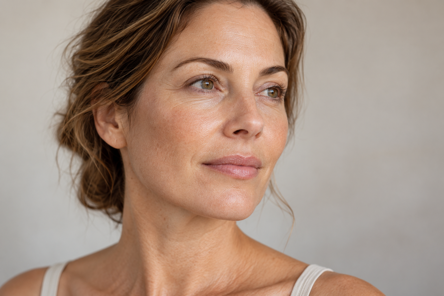 Illustration of facial skin treatment area