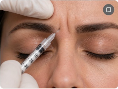 Frown lines Botox treatment image